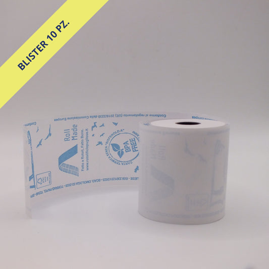 Rotoli carta termica 80x80 - Blister 10 pz.